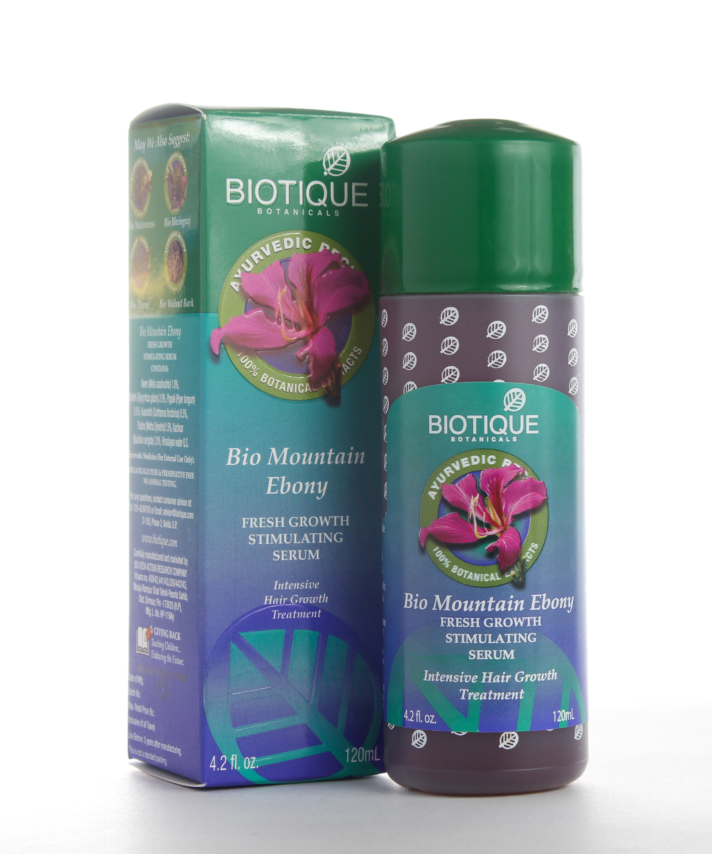 Средство от выпадения волос biotique bio mountain ebony - \