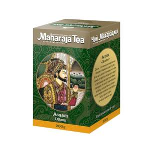 Чай черный байховый Ассам Диком Махараджа (Maharadja Tea Assam Dikom) , 200г