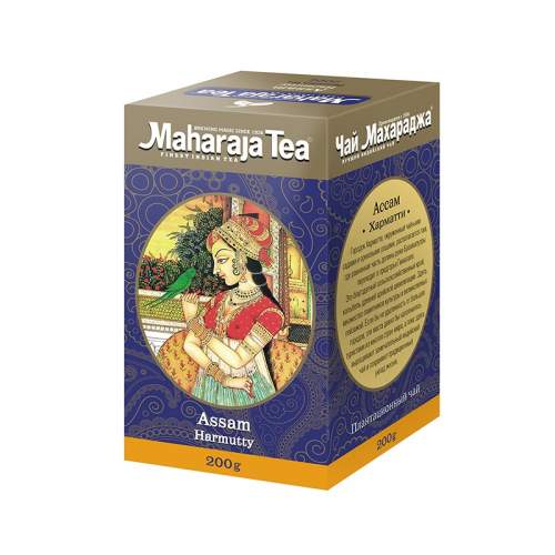 Чай черный байховый Ассам Хармати Махараджа (Maharadja Tea Assam Harmutty), 200г