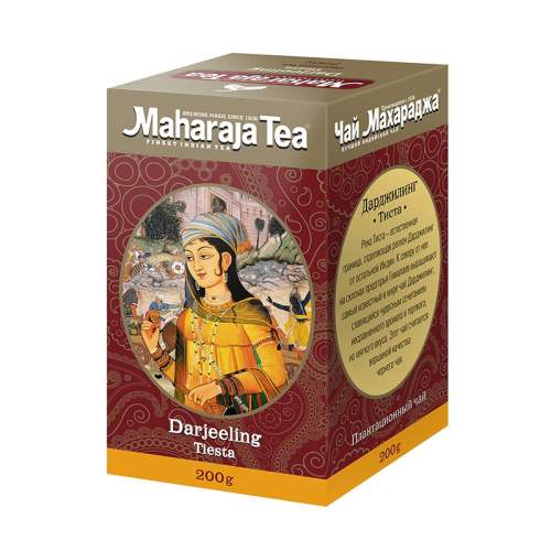 Чай черный байховый Ассам Дарджилинг Тиста Махараджа (Maharadja Tea Assam Darjeeling Tiesta) , 100г