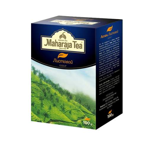 Чай черный байховый Ассам мелкий листовой Махараджа (Maharadja Tea Assam Broken Leaf), 100г