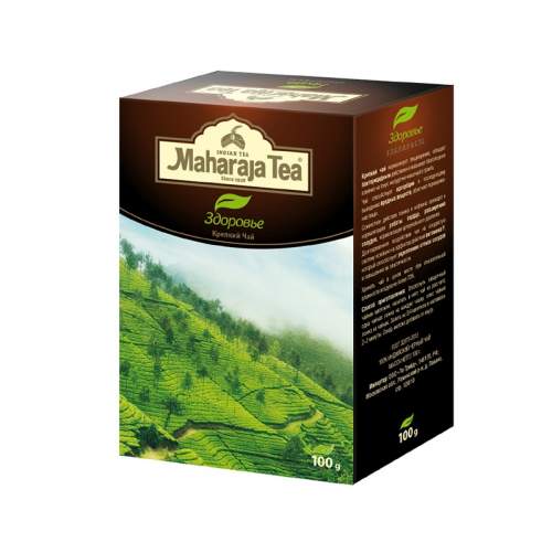 Чай черный крепкий Здоровье Махараджа (Maharaja Tea Assam Health Tea), 100г