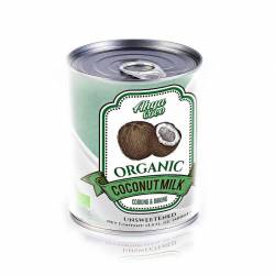 Органическое кокосовое молоко Филиппины 17-19% Ая (Organic Coconut Milk Ahya), 400мл