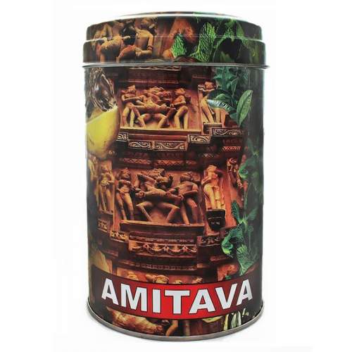 Чай премиум смесь зелёный и чёрный крупнолистовой Ассам Амитава с Бергамотом (Assam Amitava Premium Green and Black Tea Bergamot), 200г