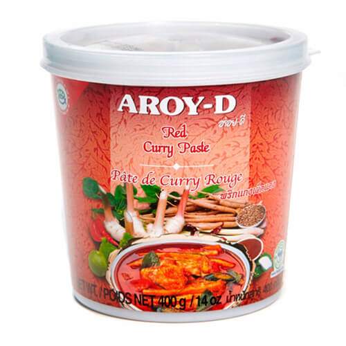 Паста Карри красная AROY-D (Curry paste red AROY-D), 400г