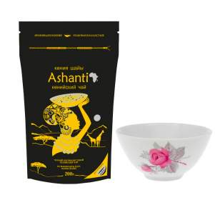 Чай черный Кенийский крупнолистовой + Пиала Ашанти (Ashanti), 200г