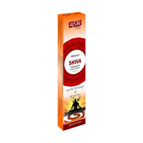 Ароматические палочки Шива Премиум Масала Аюр Плюс, 18г (Ayur Plus Shiva Premium Masala Incense), 12шт