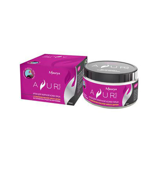 Крем для жирной кожи лица с розмарином и маслом чайного дерева Аюр Плюс (Ayur Plus), 50мл																