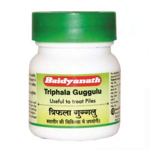 Трифала Гуггул биологически активная добавка к пище  Байданат (Baidyanath Triphala Guggulu), 40шт
