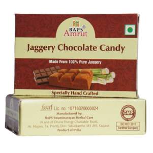 Джаггери конфеты с шоколадом Бапс Амрут (Jaggery Chocolate Candy flakes Baps Amrut), 110г