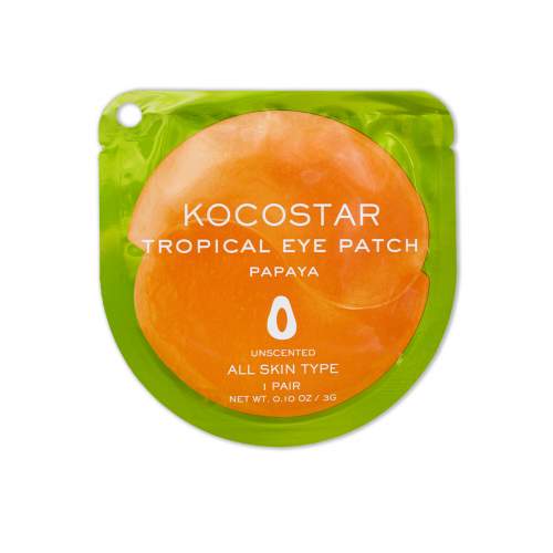 Гидрогелевые патчи для глаз тропические фрукты папайя Kocostar (Tropical Eye Patch Papaya), 2шт