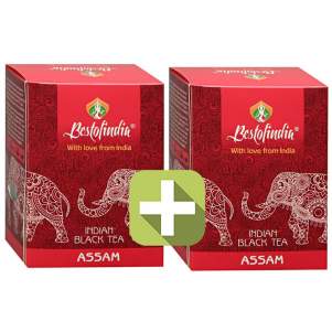 Чай черный индийский листовой Ассам Бестофиндия (Assam Indian Black Tea Bestofindia), 100г