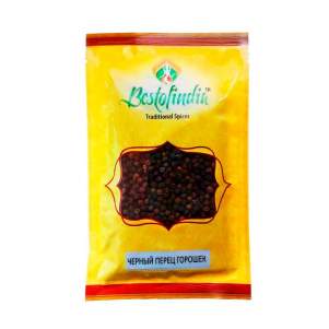 Черный перец горошек Бестофиндия (Bestofindia Black Pepper), 50г