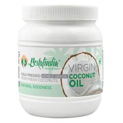 Пищевое Кокосовое масло Бестофиндия (Bestofindia Natural Coconut Oil), 500мл