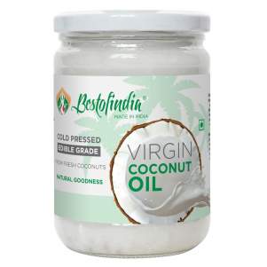 Пищевое Кокосовое масло Бестофиндия (Bestofindia Natural Coconut Oil), 500мл
