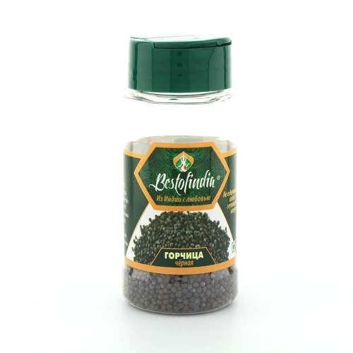 Горчица чёрная Бестофиндия Bestofindia Mustard Seeds 50г