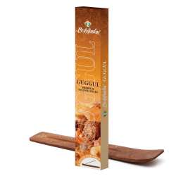 Ароматические палочки длительного тления Гуггул Премиум Бестофиндия (Guggul Premium Incense Sticks Bestofindia), 20шт + подставка