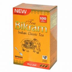 Чай индийский классический крупнолистовой Бикрам (Tea Bikram Big Leaf TGFOP), 100г + чайная ложка