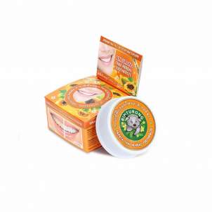 Зубная паста с Экстрактом Папайи Бинтуронг (Binturong Papaya Thai Herbal Toothpaste), 33г