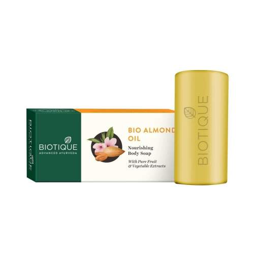 Мыло для тела Биотик Био Миндальное Масло (Biotique Bio Almond Oil Nourishing Body Soap), 150г