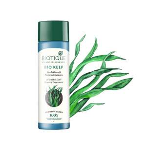 Шампунь для роста волос Биотик Био Водоросли (Biotique Bio Kelp Fresh Growth Protein Shampoo For Intensive Hair Growth Treatment), 120мл