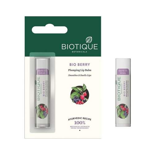 Бальзам для увеличения объема губ Биотик Био Лесные Ягоды (Biotique Bio Berry Plumping Lip Balm), 5г