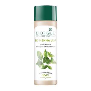 Шампунь-кондиционер Биотик Био Хна (Biotique Bio Henna Leaf Fresh Texture Cleanser Shampoo&Conditioner With Color), 120мл