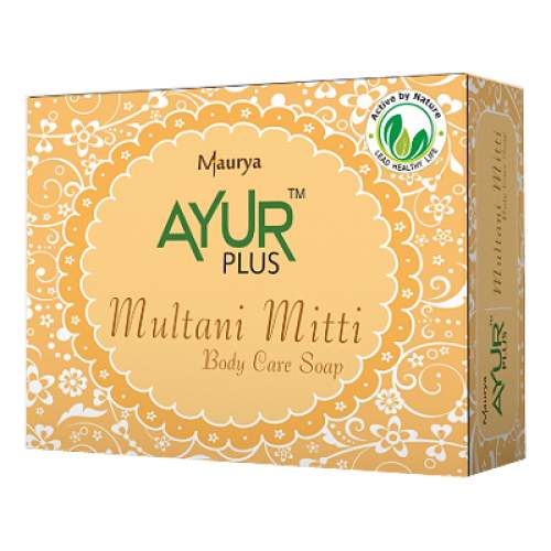 Аюрведическое мыло "Мултани Митти" Аюр Плюс (Ayur Plus Multani Mitti Body Care Soap), 75г 