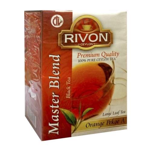 Чай цейлонский чёрный премиум-качества Мастер Бленд Ривон (Rivon Ceylon Premium Quality Master Blend Black Tea), 100г