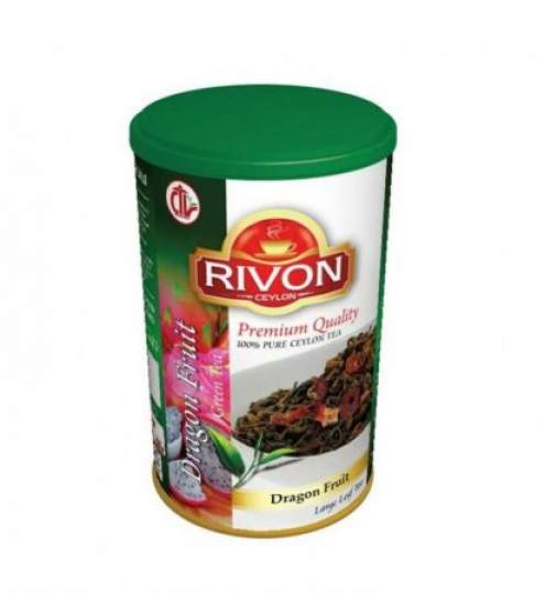 Чай зеленый премиум-качества Глаз Дракона Ривон (Rivon Ceylon Dragon Fruit Green Tea), 100г