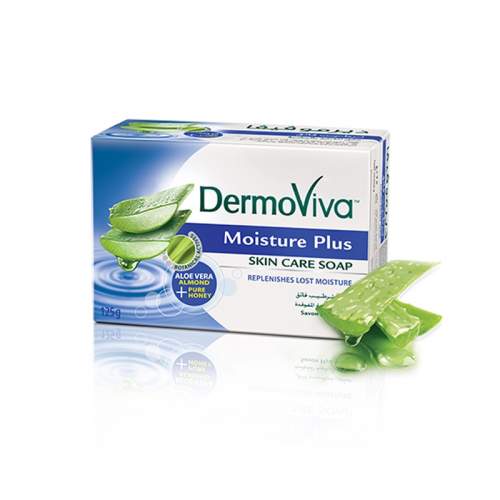 Увлажняющее мыло Дабур ДермоВива (Dabur DermoViva Moisture Plus Skin Care Soap), 75г