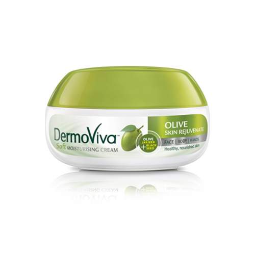 Омолаживающий крем для кожи Дабур Дермовива (Dabur DermoViva Olive Skin Rejuvenate Soft Moisturizing Cream), 140мл
