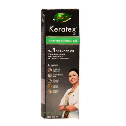 Масло для волос и кожи головы Дабур Кератекс (Dabur Keratex Oil), 100мл