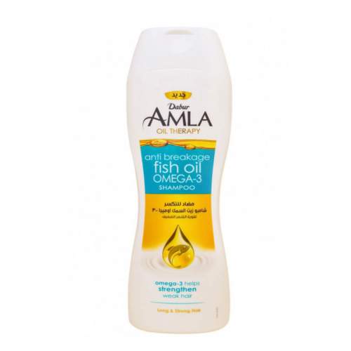 Крем-шампунь против ломкости с рыбьим жиром Дабур (Dabur Cream Shampoo Anti Breakage Fish Oil Omega-3), 200мл