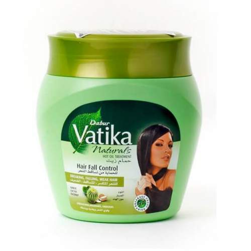 Маска против выпадения волос Дабур Ватика (Dabur Vatika Naturals Hair Fall Control Hot Oil Treatment), 500мл