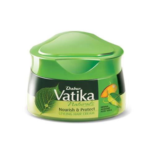 Крем для волос "Питание и защита" с хной Дабур Ватика (Dabur Vatika Styling Hair Cream Nourish&Protect), 140мл
