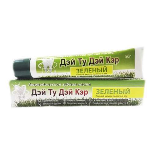 Аюрведическая зубная паста Зеленая Дэй Ту Дэй Кэр (DAY 2 DAY Care Green Toothpaste), 50г
