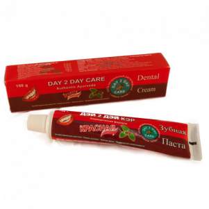Аюрведическая зубная паста Красная Дэй Ту Дэй Кэр (DAY 2 DAY CARE Red), 100г