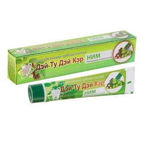 Аюрведическая зубная паста Ним Дэй Ту Дэй Кэр (DAY 2 DAY CARE Neem Toothpaste), 50г