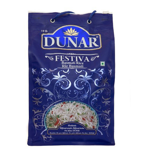 Рис Басмати Воздушный Дунар Фестива (Dunar Festiva Basmati Rice), 1кг