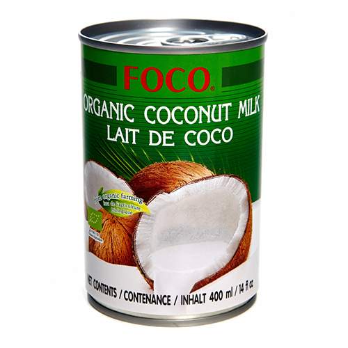 Органическое кокосовое молоко FOCO (Organic coconut milk FOCO) 10-12%, 400мл