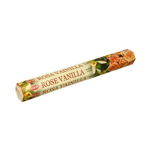 Аромапалочки Роза Ваниль ХЕМ (Incense HEM Rose Vanilla), 20шт