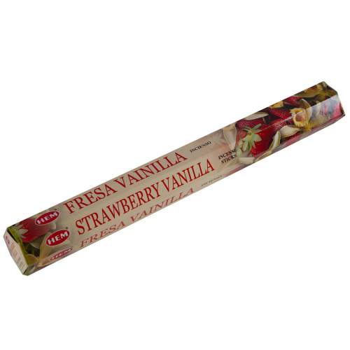 Аромапалочки Клубника Ваниль ХЕМ (Incense НЕМ Strawberry Vanilla), 20шт