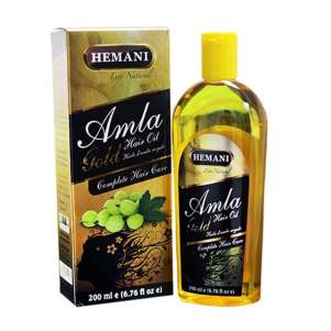 Масло Амла Голден бокс для волос Хемани (Amla Golden Box Oil HEMANI), 200мл