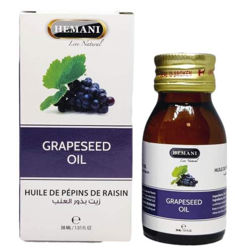 Масло виноградной косточки Хемани (Grape Seed Oil Hemani), 30мл