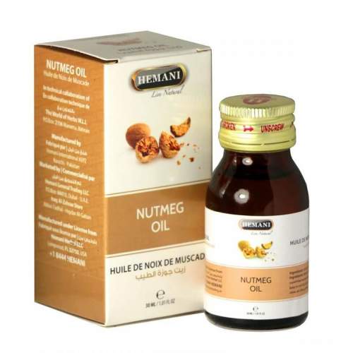 Масло Мускатный орех Хемани (Nutmeg Oil Hemani), 30мл