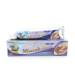 Зубная паста Мисвак с Черным Тмином Хемани (Miswak Herbal Dental Gel with Black Seeds Hemani), 100г