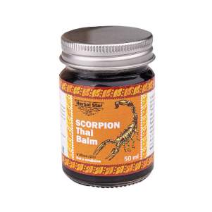 Бальзам с ядом скорпиона Хербал Стар (Scorpion Thai Balm Herbal Star), 50мл