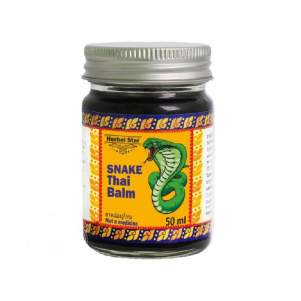 Бальзам из яда змеи Хербал Стар (Snake Thai Balm Herbal Star), 50мл