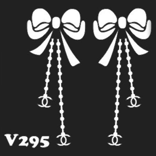 Многоразовый трафарет для мехенди V295